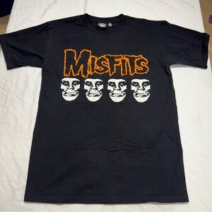 Obey Misfits Fiend Club Small Double Sided T-Shirt Horror Punk Band Streetwear